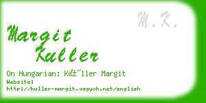 margit kuller business card